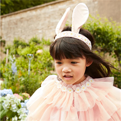 Meri Meri - Peach Tulle Bunny Costume - Tül Tavşan Kostüm