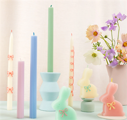 Meri Meri - Pembe Fiyonk Mum - 2 Adet