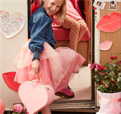 Meri Meri - Pembe Kalp Bavul - 2 Adet