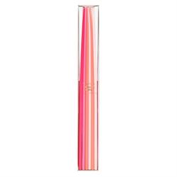 Meri Meri - Pink Tall Tapered Candles - Pembe Uzun Mumlar