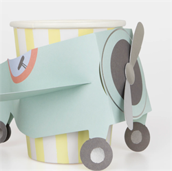 Meri Meri - Plane Cups - Uçak Bardaklar (x8)