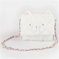 Meri Meri - Plush Cat Handbag - Peluş Kedi El Çantası