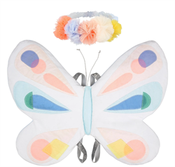 Meri Meri - Quilted Wings - Kapitone Renkli Kanatlar Ve Saç Bandı