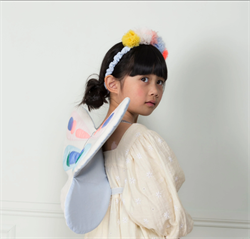 Meri Meri - Quilted Wings - Kapitone Renkli Kanatlar Ve Saç Bandı