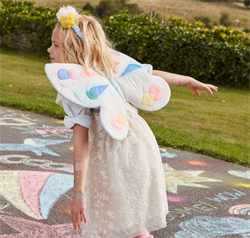 Meri Meri - Quilted Wings - Kapitone Renkli Kanatlar Ve Saç Bandı