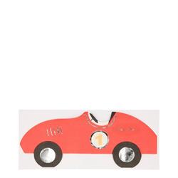 Meri Meri - Race Car Napkins - Yarış Arabası Peçete - 16Lı