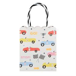 Meri Meri - Race Car Party Bags - Yarış Arabaları Parti Çantaları - 8Li