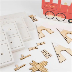 Meri Meri - Railway Train Advent Calendar - Tren Advent Calendar