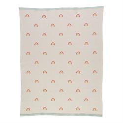 Meri Meri - Rainbow Knitted Blanket - Gökkuşağı Örme Battaniye