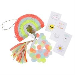 Meri Meri - Rainbow Pinata Favors - Gökkuşağı Sürpriz Pinyata