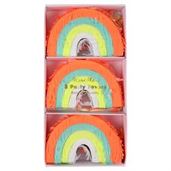 Meri Meri - Rainbow Pinata Favors - Gökkuşağı Sürpriz Pinyata