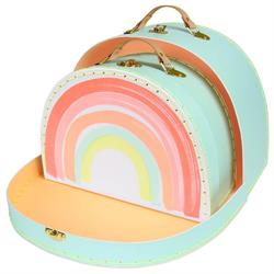 Meri Meri - Rainbow Suitcases - Gökkuşağı Çanta Seti