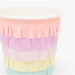 Meri Meri - Rainbow Sun Cups - Gökkuşağı Güneşli Bardaklar - 8Li