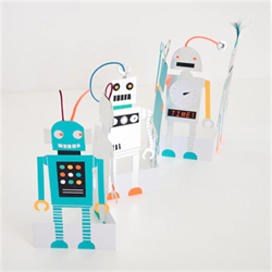 Meri Meri - Robot Card - Robot Tebrik Kartı