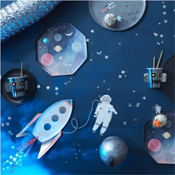 Meri Meri - Robot Cups - Robot Bardaklar - 8Li