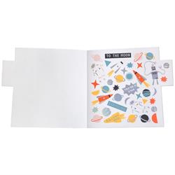 Meri Meri - Robot Sticker & Sketchbook - Robot Çıkartma Kitabı