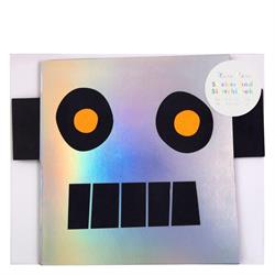 Meri Meri - Robot Sticker & Sketchbook - Robot Çıkartma Kitabı
