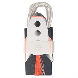 Meri Meri - Rocket Party Bags - Roket Parti Çantaları - 8Li