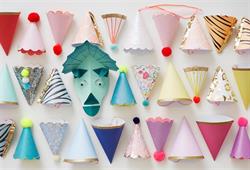 Meri Meri - Safari Party Hats - Safari Parti Şapkaları - 8Li