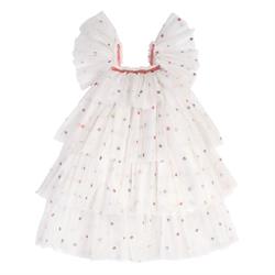Meri Meri - Sequin Tulle Angel Costume - 3 - 4 Years - Payetli Beyaz Elbise - 3-4 Yaş