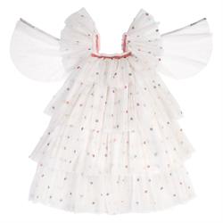 Meri Meri - Sequin Tulle Angel Costume - 3 - 4 Years - Payetli Beyaz Elbise - 3-4 Yaş