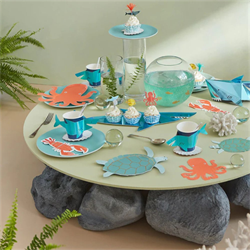 Meri Meri - Shark Cups - Köpekbalığı Bardaklar - 8Li
