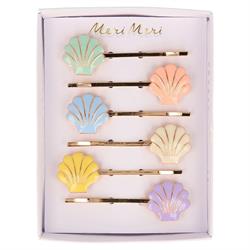 Meri Meri - Shell Hair Slides - Deniz Kabuğu Tokalar - 6Lı