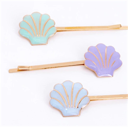 Meri Meri - Shell Hair Slides - Deniz Kabuğu Tokalar - 6Lı