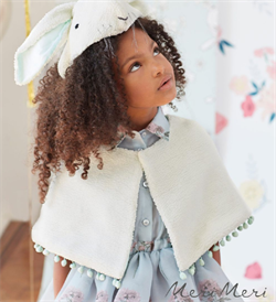 Meri Meri - Sherpa Bunny Cape Dress-Up - Tavşan Pelerinli Kostüm