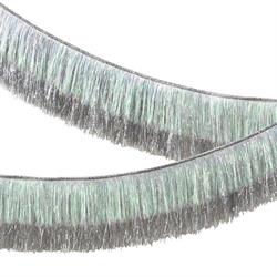 Meri Meri - Silver Iridescent Tinsel Fringe Garland - Gümüş Püsküllü Asılan Süs