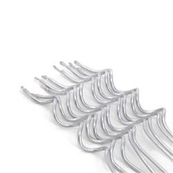 Meri Meri - Silver Swirly Candles - Gümüş Kıvrımlı Mumlar - 20Li