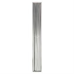 Meri Meri - Silver Tall Tapered Candles - Gümüş Uzun Mumlar - 12Li