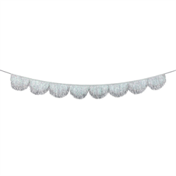 Meri Meri - Simli Saçaklı Gümüş Asılan Süs