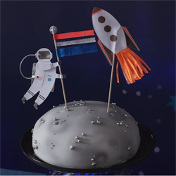 Meri Meri - Space Cake Topper - Uzay Pasta Süsü