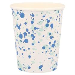 Meri Meri - Speckled Cups - Noktalı Bardaklar - 8Li