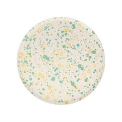 Meri Meri - Speckled Plates - Noktalı Tabaklar - S - 8Li