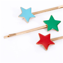 Meri Meri - Star Hair Slides - Yıldız Tokalar - 6Lı