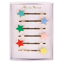 Meri Meri - Star Hair Slides - Yıldız Tokalar - 6Lı