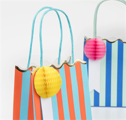 Meri Meri - Stripe Party Bags - Çizgili Hediye Çantaları (8Li)