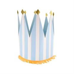 Meri Meri - Striped Party Crowns - Çizgili Parti Taçları - 8 Adet