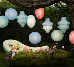 Meri Meri - Stripy Lanterns - Çizgili Fenerler (3Lü)