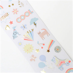 Meri Meri - Summer Icon Mini Stickers - Yaz İkonlu Mini Çıkartmalar