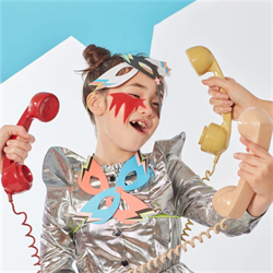 Meri Meri - Superhero Masks - Süper Kahraman Maskeleri - 8Li