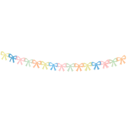 Meri Meri - Tissue Paper Bow Garland - Fiyonk Asılan Süsler (X3)