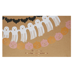 Meri Meri - Tissue Paper Halloween Garlands - Cadılan Bayramı Asılan Süs