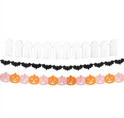 Meri Meri - Tissue Paper Halloween Garlands - Cadılan Bayramı Asılan Süs