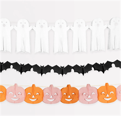 Meri Meri - Tissue Paper Halloween Garlands - Cadılan Bayramı Asılan Süs