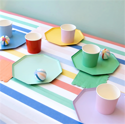 Meri Meri - Tomato Red Cups - Domates Kırmızısı Bardaklar (X8)