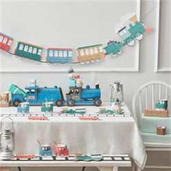 Meri Meri - Train Napkin - Tren Peçete - 16Lı