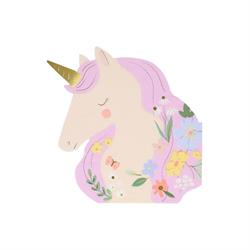 Meri Meri - Unicorn Şekilli Peçeteler - 16 Adet